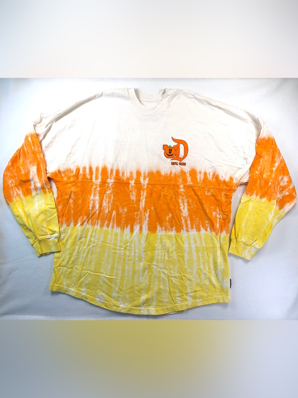 Disneyland Halloween XL Unisex Adult Candy Corn Pumpkin Spirit Jersey Shirt